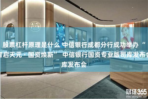 股票杠杆原理是什么 中信银行成都分行成功举办 “智启天元 · 国资焕新”  中信银行国资专业版司库发布会