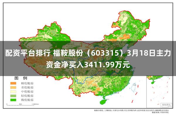 配资平台排行 福鞍股份（603315）3月18日主力资金净买入3411.99万元