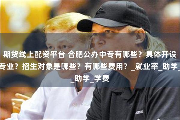 期货线上配资平台 合肥公办中专有哪些？具体开设哪些专业？招生对象是哪些？有哪些费用？_就业率_助学_学费