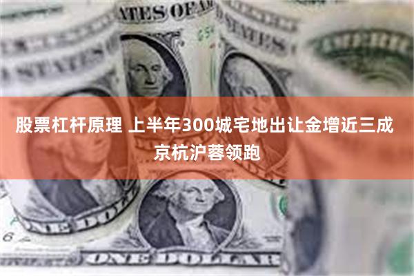 股票杠杆原理 上半年300城宅地出让金增近三成 京杭沪蓉领跑