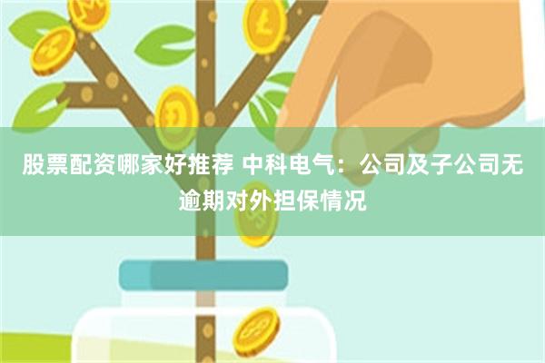 股票配资哪家好推荐 中科电气：公司及子公司无逾期对外担保情况