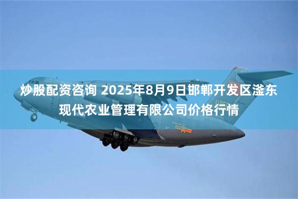 炒股配资咨询 2025年8月9日邯郸开发区滏东现代农业管理有限公司价格行情